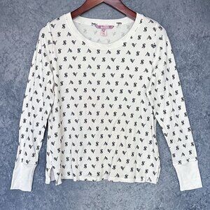 Victoria's Secret Knit Pajama Top, Sz M